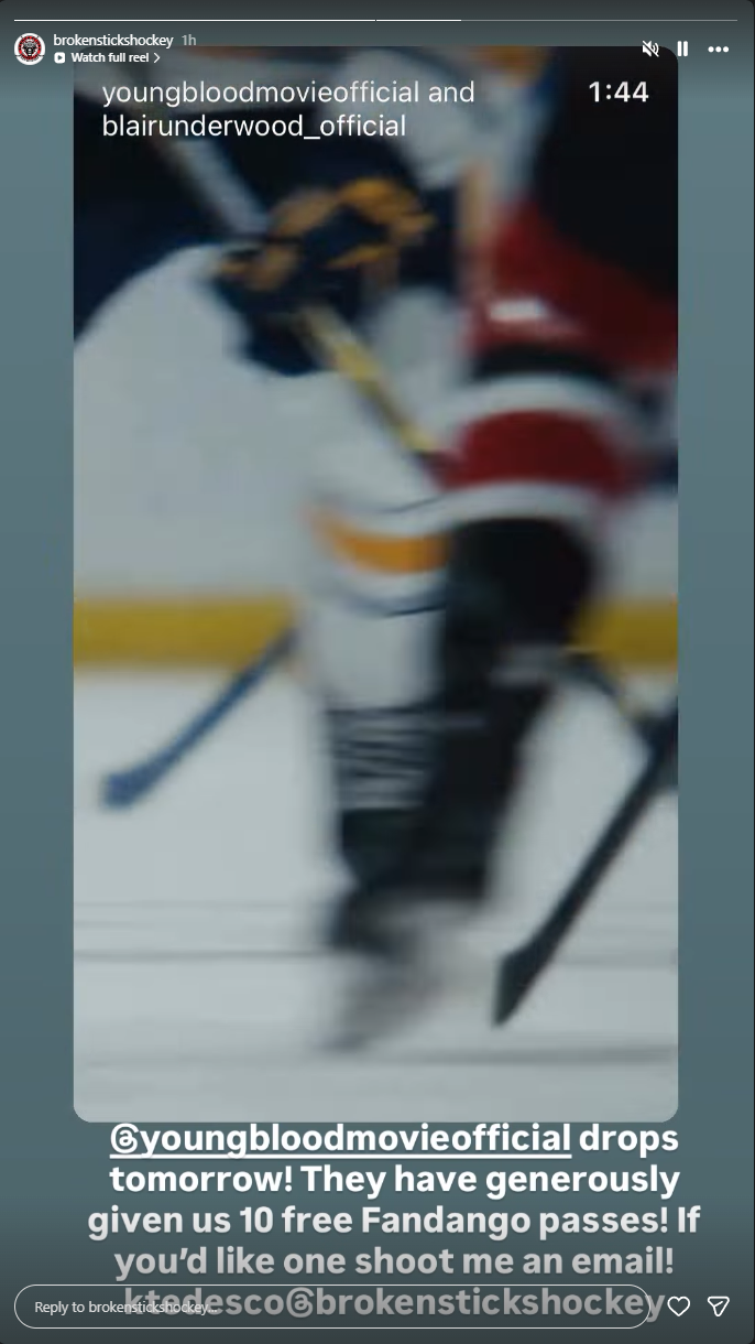 Broken Sticks Hockey - Instagram Story - 2